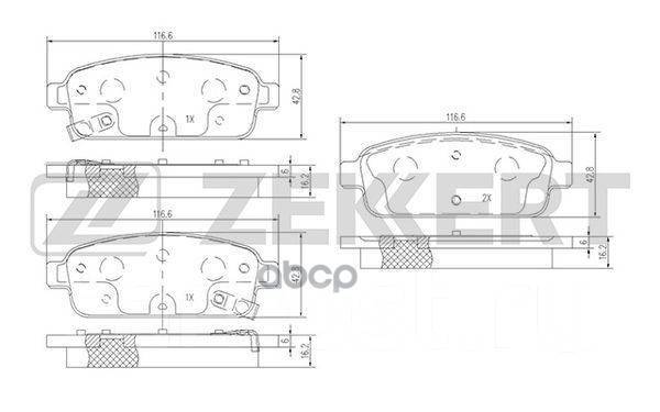   Chevrolet Cruze 09-; Opel Astra J 09-, Mokka 12-, Zafira C 11-  Zekkert BS-1302 Zekkert . BS1302 BS1302 