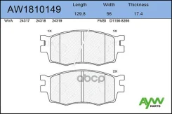 ������. ������. ������� Hyundai Accent (05), i20 (08), KIA Rio (05) AYWIparts ���. AW1810149 �-� AW1810149 ����