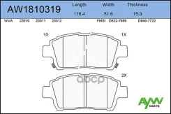 ������. ������. ������� Toyota Corolla(E12) JAP 99/Yaris(P10) 99-06/Yaris Verso(P21/P22) 99-05/Prius 00/MR2 00 AYWIparts ���. AW1810319 �-� AW1810319...