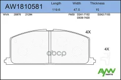 ������� PF-1077 AW1810581 AYWIparts ���. AW1810581 AW1810581 ����