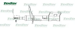 ����������� �������� �������� ������ Hyundai Elantra (HD) 06- Sensen ���. 42141441 42141441 ����