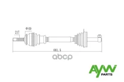 ��������� ��� Renault Logan / Sandero -L AYWIparts ���. AW1530115 AW1530115 ����