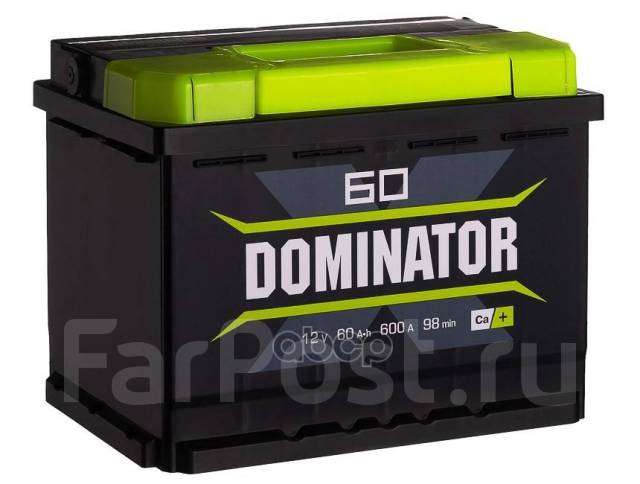 Аккумулятор 6Ст-60Vl 60Ah 600A 242Х175х190 Полярность 1 Клеммы A Тип ...