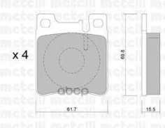 ������. ������. ������� MB W140, 124 91- � �/����. Metelli ���. 2205670 �-� 2205670 ����