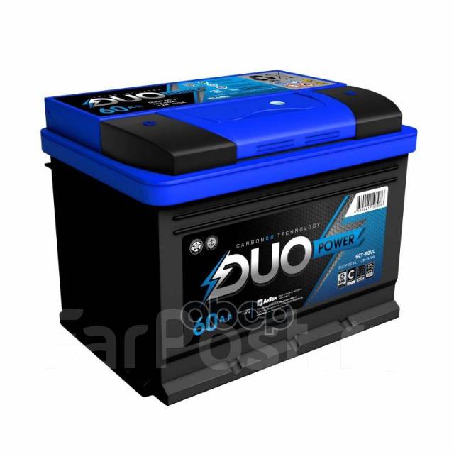 Аккумулятор Duo Power 60 А/Ч 570A (242Х175х190) 6Ст-60 Lз DUO Power арт ...
