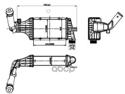 �������� ����������� OPEL Astra 98- NRF ���. 30428 30428 ����