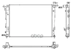 �������� ������� ���������� Hyundai iX35 09- NRF ���. 53052 53052 ����