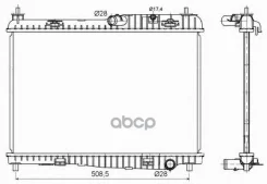 �������� ������� ���������� FORD B-Max/Fiesta VI 1.6EFi - NRF ���. 53152 53152 ����