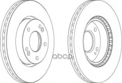 ���� ��������� �������� Ferodo DDF1619 KIA Cerato 08- / Soul 08- /KIA Ceed Ferodo ���. DDF1619 DDF1619 ����
