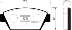������� ��������� ������ Sangsin brake ���. SP1514 SP1514 ����
