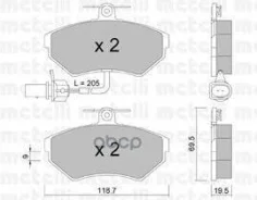 ������. ������. ������� Audi A4 2004-07 1.6,1995-01 1.8 20V Metelli ���. 2202152 �-� 2202152 ����