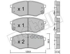 ������. ������. ������� Hyundai ix20 2010- Front Metelli ���. 2209420 �-�, �������� 2209420 ����