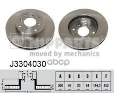 ���� ��������� J3304030 (BG2814/DF3109/RN-1093/45251-S�OA-940) �������� ������������� Nipparts ���. J3304030 J3304030 ����