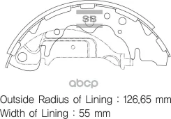 ������� ����. ���. Chrysler Voyager 95-/Dodge Caravan 95-/KIA Carnival 99- Sangsin brake ���. SA126 SA126 ����