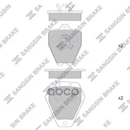 ������� ��������� �������� AUDI A4 S4 Quattro 97-01 SP4048 Sangsin brake ���. SP4048 SP4048 ����