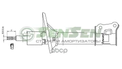 ����������� KIA Cerato/Spectra ����� (LD) 04- ����. ���. Sensen ���. 42130360 42130360 ����