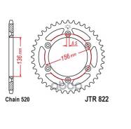   Jt Jtr822.53 JT Sprockets . JTR822.53 