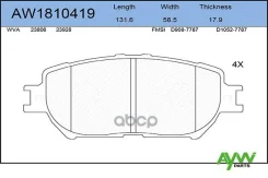 ������� PF-1479 AW1810419 GDB7224/GDB3314/0446533240 AYWIparts ���. AW1810419 AW1810419 ����