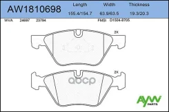 ������. ������. ������� BMW 5(F10, F11, F18) 03/10 AYWIparts ���. AW1810698 �-� AW1810698 ����