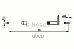 ���� ������� ������! L=900/785 MB W203/C209 all 00-10 Bosch ���. 1987477847 1987477847 ����