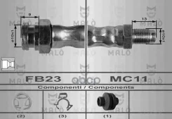 ����� ��������� ������. Alfa Romeo 145,146 94-01, Fiat Brava(o) 95-01, Lancia Dedra 94-99, Delta 96-99 Malo ���. 8552 8552 ����