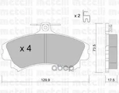 ������. ������. ������� Mitsubichi COLT 04-, Smart 04- Metelli ���. 2202161 �-� 2202161 ����