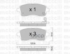 ������. ������. ������� Mazda 2 2007- F Metelli ���. 2207930 �-� 2207930 ����
