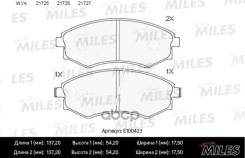   Hyundai Elantra/Matrix/Ssangyong Rexton  Semimetallic Miles . E100423 E100423 