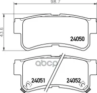 ������� ��������� �������� ����. Musso (FJ) Musso (FJ) Mintex ���. mdb2295 MDB2295 ����