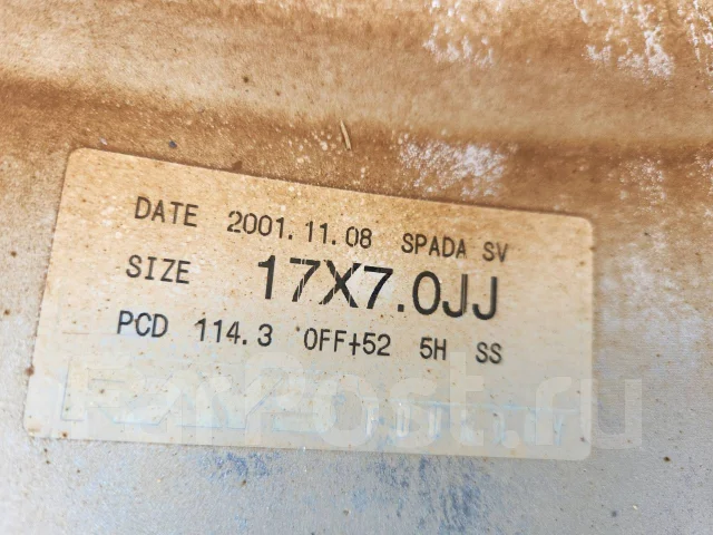 RAYS Versus Spada. 7.0x17", 5x114.3, ET52, �� 71,1���. ����