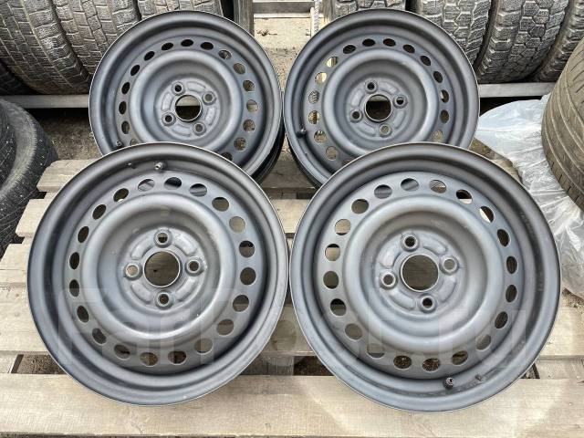 Диски штамповки 15, Honda, 15", 1 шт, 4x100, штампованные, 4 шт, б/у, в ...