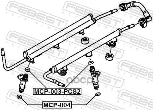      Pcs 2 Febest . MCP003PCS2 MCP003PCS2 