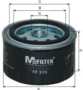 ������ �������� TF315 7700727479Mfilter Renault Logan; Mitsubishi: Nissan:Suzuki:VAZ ���� ������ (MANN. W75/3 W813/6) M-Filter ���. TF315 TF315 ����