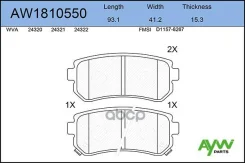 ������� PF-0436-0466 AW1810550 PN0466/GDB3451/GDB3421 AYWIparts ���. AW1810550 AW1810550 ����