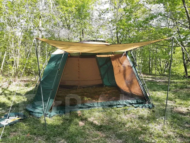 【美品】Coleman 3Pole Screen Tarp UV PRO Кухня палатка Coleman 3pole screen tarp 170T6300J, б/у, в наличии