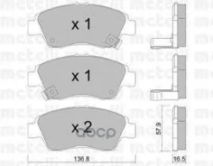 ������. ������. ������� Honda Civic 1.5, 1.6 91-95 � � ����. Metelli ���. 2201750 �-� 2201750 ����