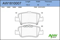 ������� PF-1835 AW1810007 GDB3480/0446602280/0446602300/�SP1501/JBP0234 AYWIparts ���. AW1810007 AW1810007 ����