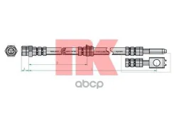 ����� ��������� NK 8547102 1K0 611 701 K, 1K0 611 701 M, 1161600900, 6T47889, 110394585, 27934, 30 92 7934, C81169ABE, 110 394 546, PHD 678, SL 5572...