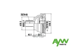 ���� 2310-030 �������� AW1510075 CO8003/ AYWIparts ���. AW1510075 AW1510075 ����
