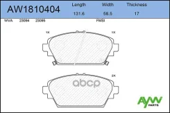 ������� PF-8106 AW1810404 410604U127/GDB3227/GDB3291/GDB�3186 AYWIparts ���. AW1810404 AW1810404 ����