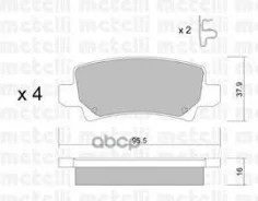 ������. ������. ������� Toyota Corolla 02- R Metelli ���. 2204470 �-� 2204470 ����