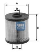    Volvo C30/C70 Ii/S40/S60 Ii/S80 Ii/Xc60/Xc 70 Ii 26.020.00 UFI 2602000 