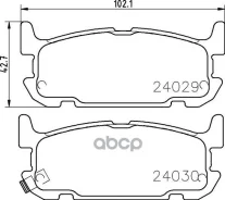 ������� ��������� �������� ����. MX-5 Mk II (NB) MX-5 II (NB) Mintex ���. mdb2575 MDB2575 ����