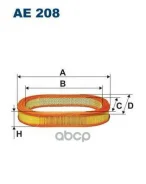 ������ ��������� Ford Granada/Scorpio/Sierra 2.3D/2.5D 82-93 Filtron ���. AE208 AE208 ����