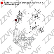 ����� ��������� ������ (R) Mazda 6 (GG) (02-07) ZZVF ���. ZVR139E ZVR139E ����