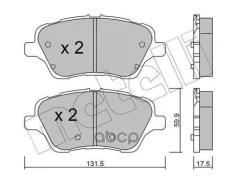������. ������. ������� Ford Transit/Tourneo Courier 2014- Front Metelli ���. 2209760 �-�, �������� 2209760 ����