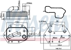 �������� �������� ford s-max (ca1) (06-) 2.2 tdci Nissens ���. 90808 90808 ����
