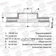 ���� ��������� FORD Fiesta IV 08- Avantech ���. BR2006S BR2006S ����