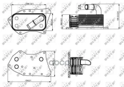 �������� �������� OPEL Meriva 1.7D 03- NRF ���. 31341 31341 ����