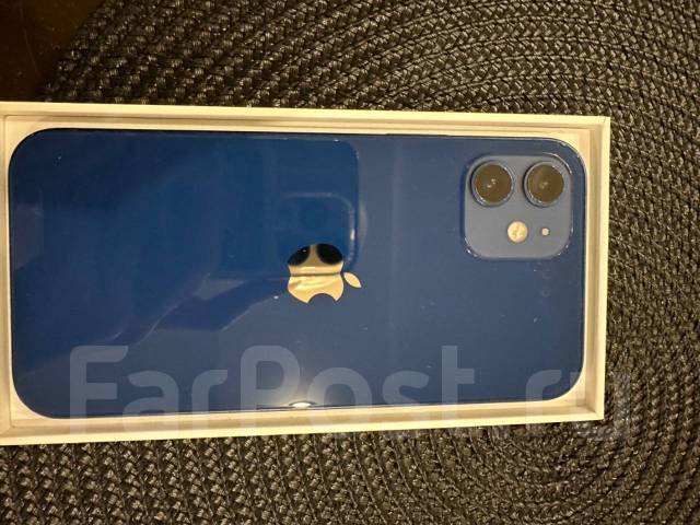 iPhone 12, 64 гб, синий, б/у, в наличии. Цена: 40 000₽ во Владивостоке